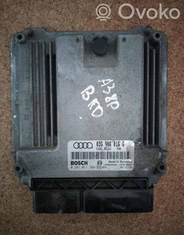 Engine control unit/module   03G906016G,0281011364