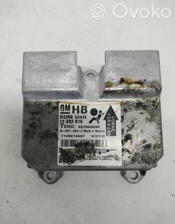 Opel Corsa D Airbag control unit/module 
