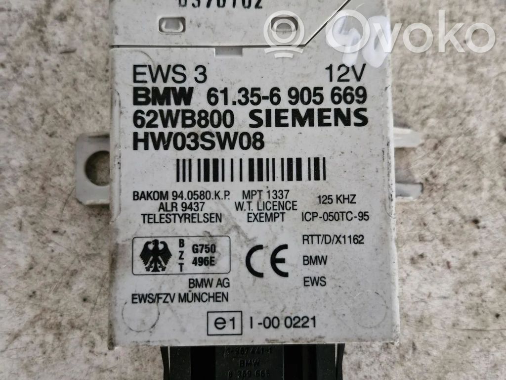 Other control units/modules   61356905669,EWS3