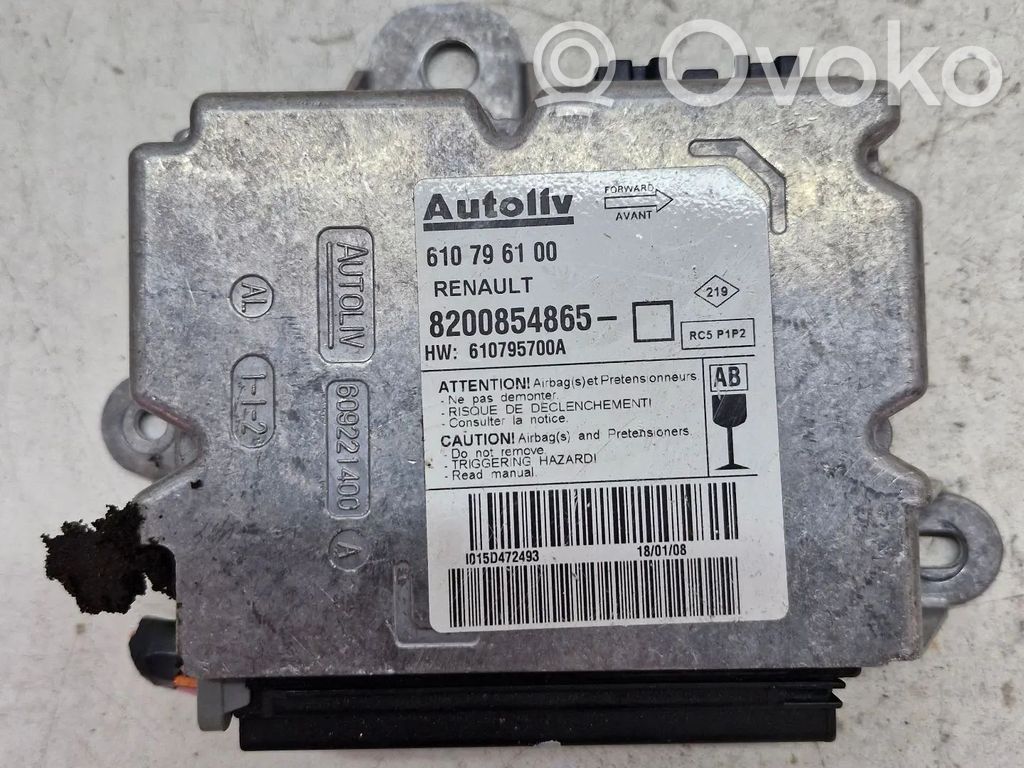Renault Clio III Airbag control unit/module 