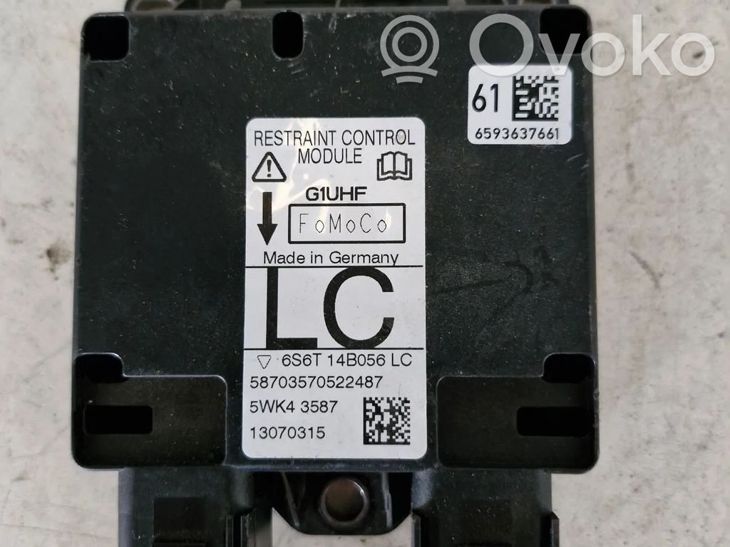 Airbag control unit/module   6S6T14B056LC,5WK43587