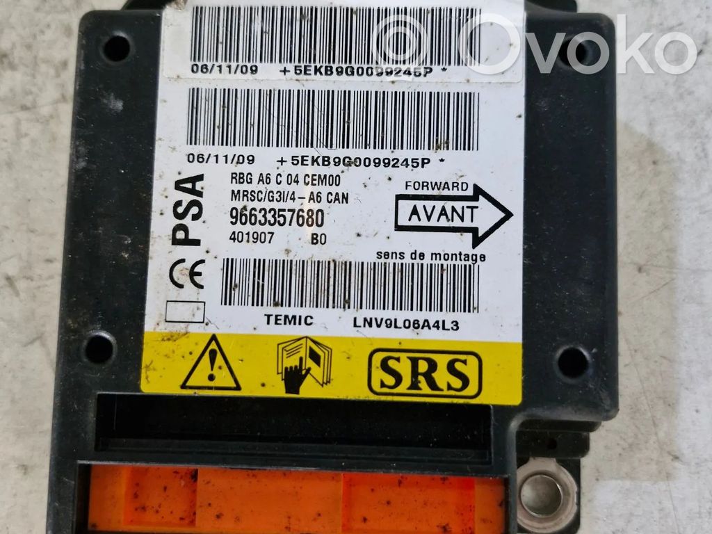 Citroen C2 Airbag control unit/module 
