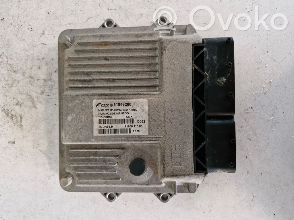 Fiat Qubo Engine control unit/module 