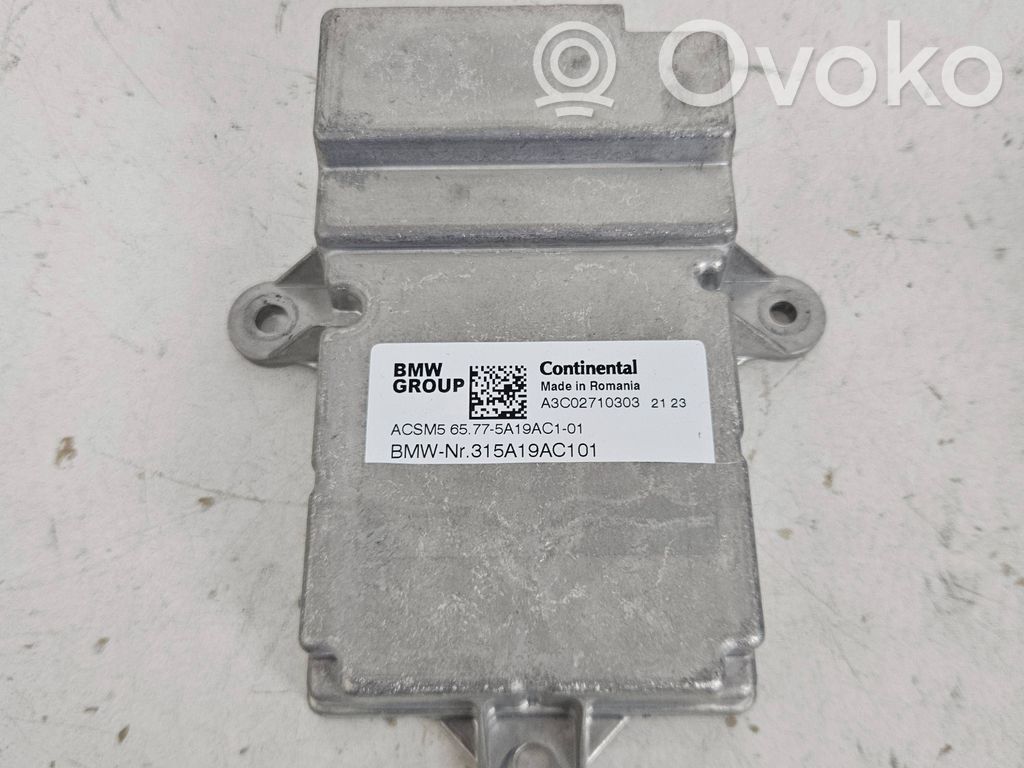 Sterownik / Moduł Airbag   5A19AC1,315A19AC101,A3C02710303
