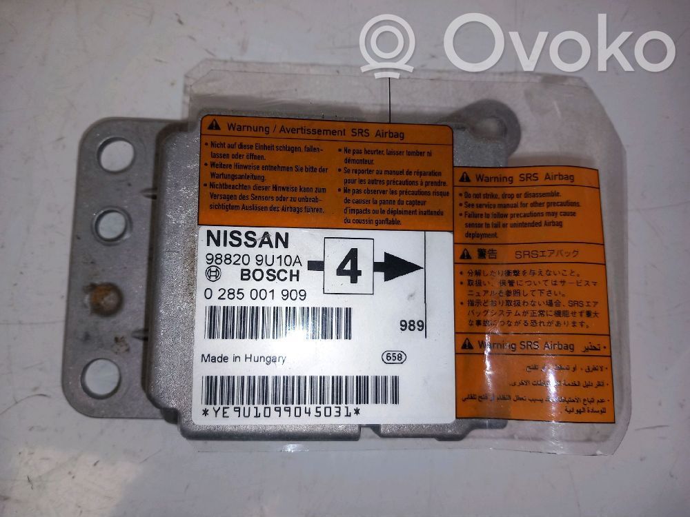 Nissan Note (E11) Unidad de control/módulo del Airbag 