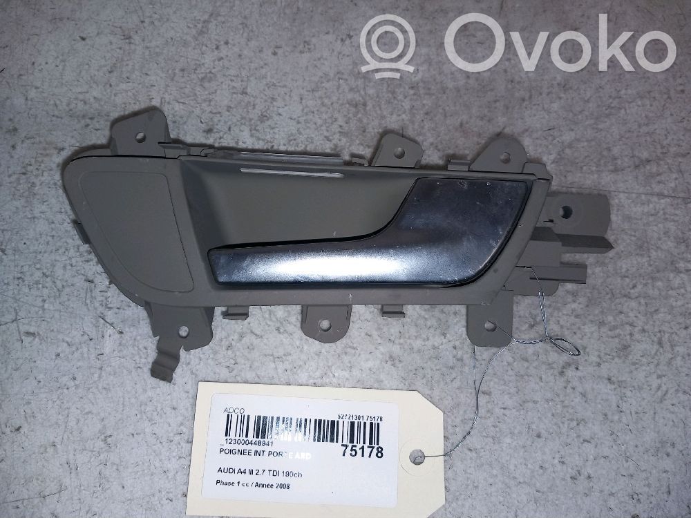 Manecilla interna puerta trasera   8K0839020E1GK,8K0839020E1GK