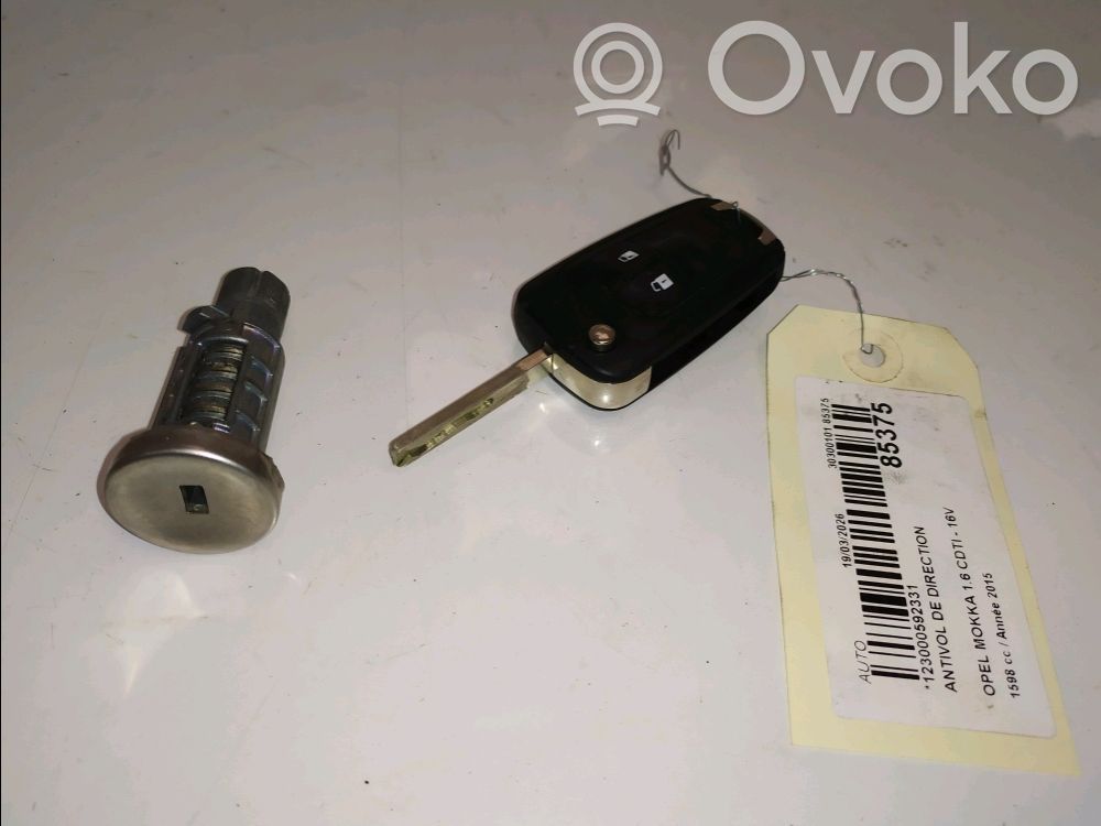 Opel Mokka Ohjauspyörän lukitus 