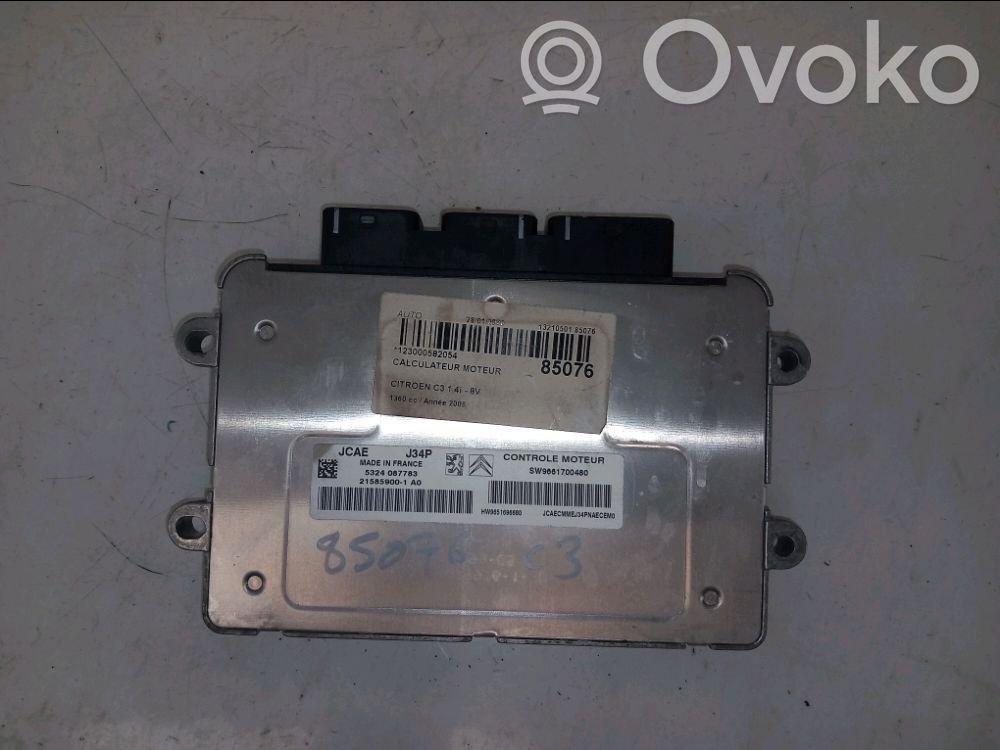 Citroen C3 Engine control unit/module 