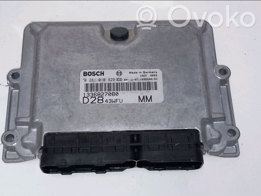 Peugeot Boxer Engine control unit/module 