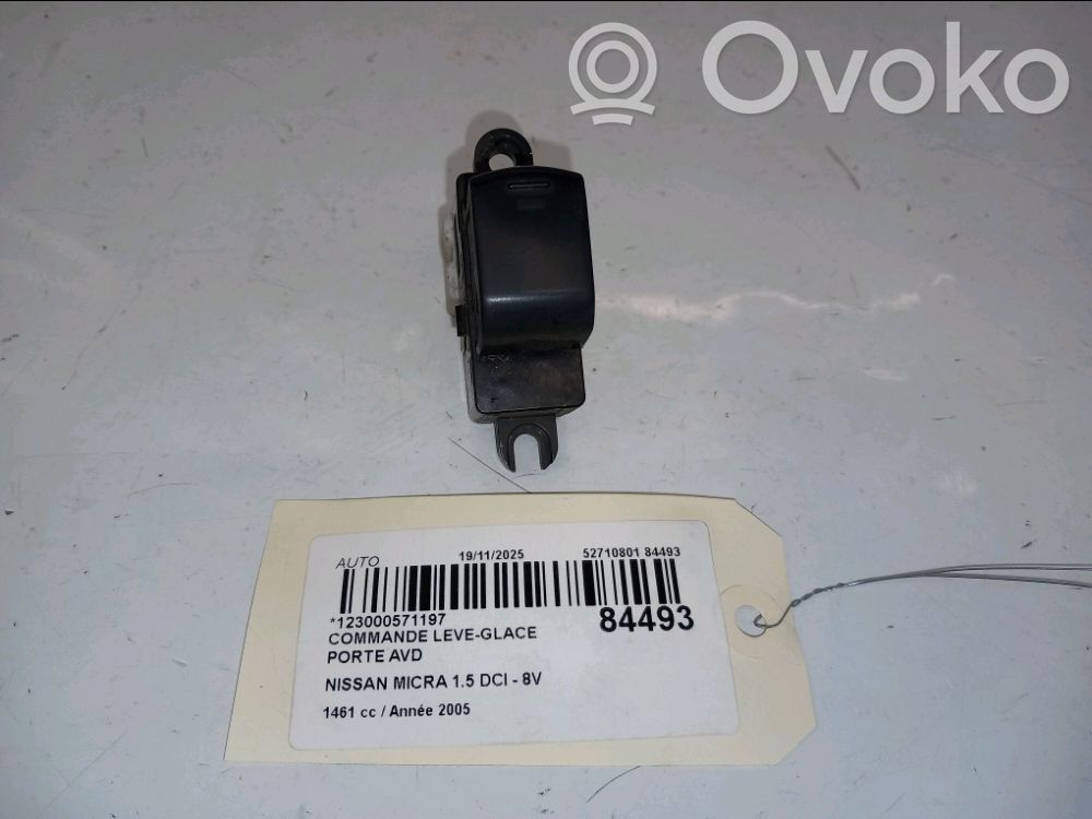 Electric window control switch   25411AX610,25411AX610