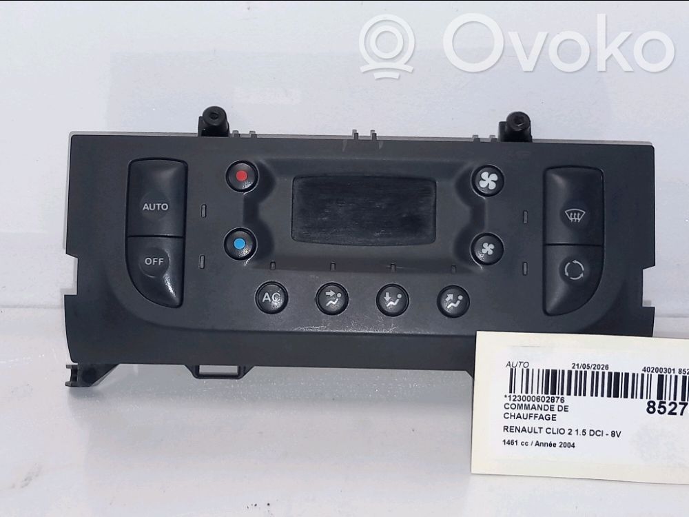 Climate control unit   8200352852,8200352852