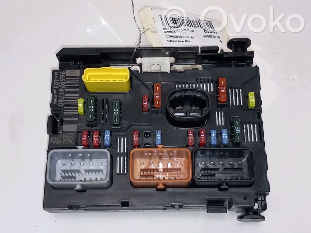 Citroen C3 Unité de commande / module d'injection 