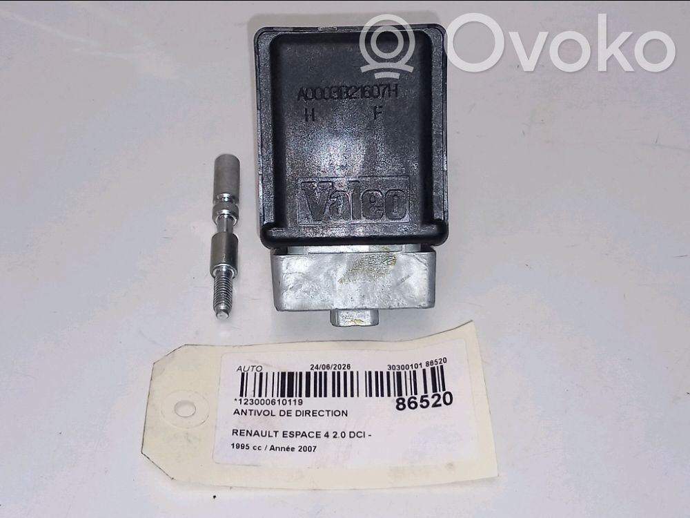 Renault Espace IV Blocare casetă direcție 