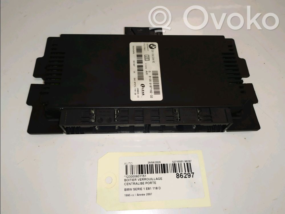 Centralina/modulo chiusura centralizzata portiere   61359395657,61359395657
