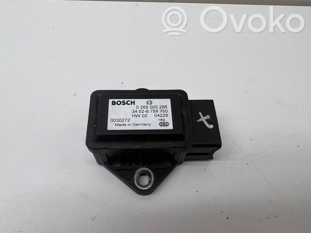 BMW 5 E60 E61 ESP (elektroniskās stabilitātes programmas) sensors (paātrinājuma sensors) 