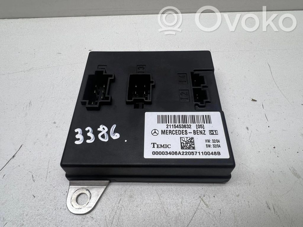 Mercedes-Benz E W211 Comfort/convenience module 