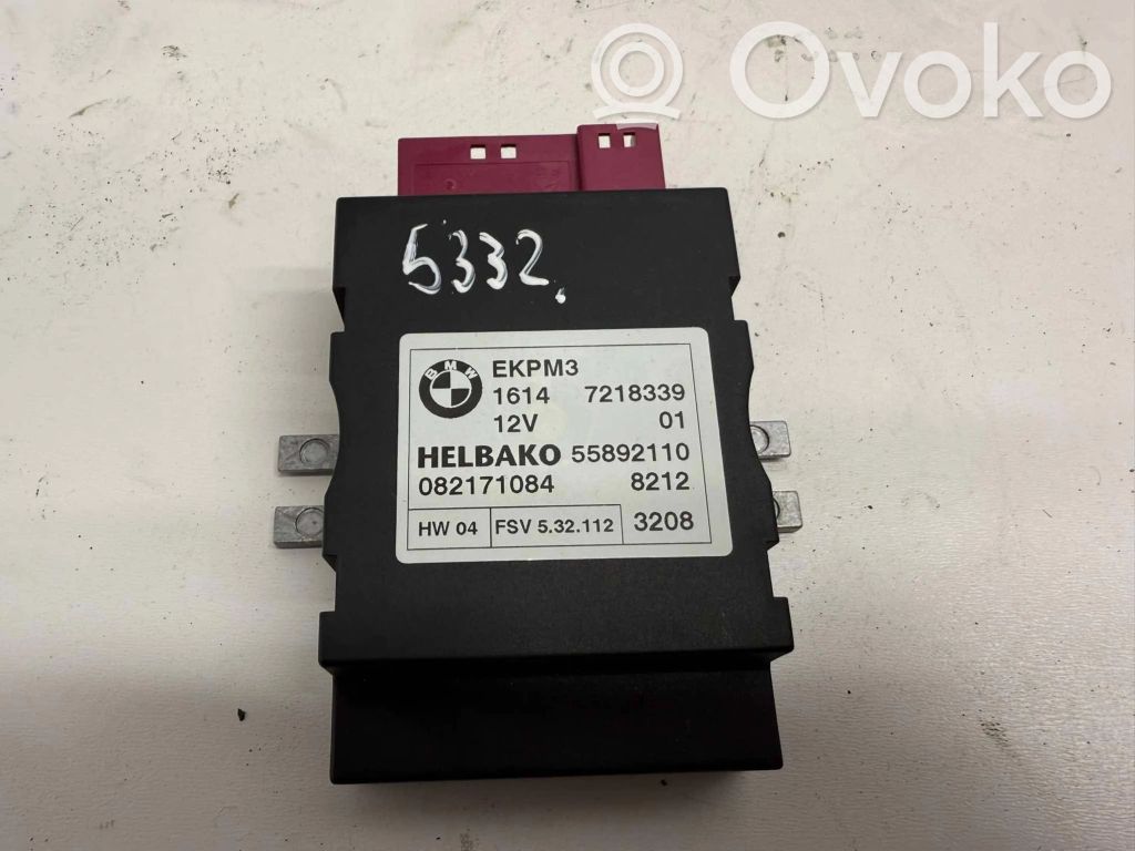 BMW 3 E90 E91 Fuel injection pump control unit/module 