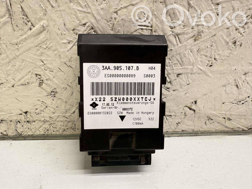Volkswagen PASSAT B7 Other control units/modules 