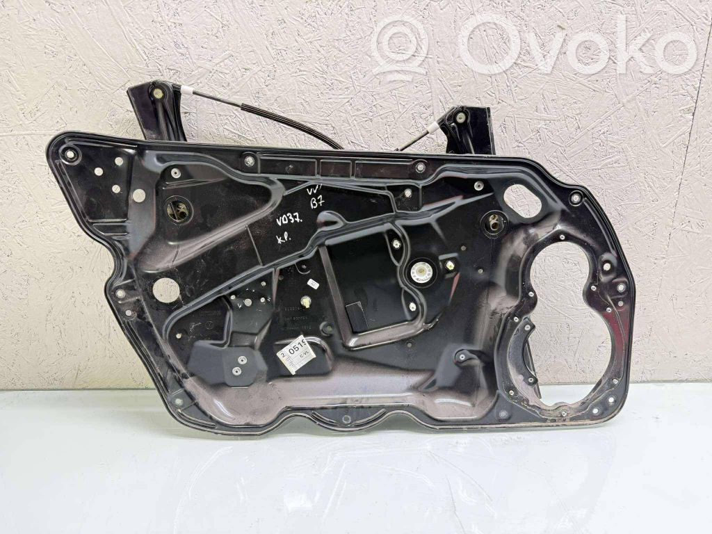 Volkswagen PASSAT B7 Mechanizm podnoszenia szyby przedniej bez silnika 