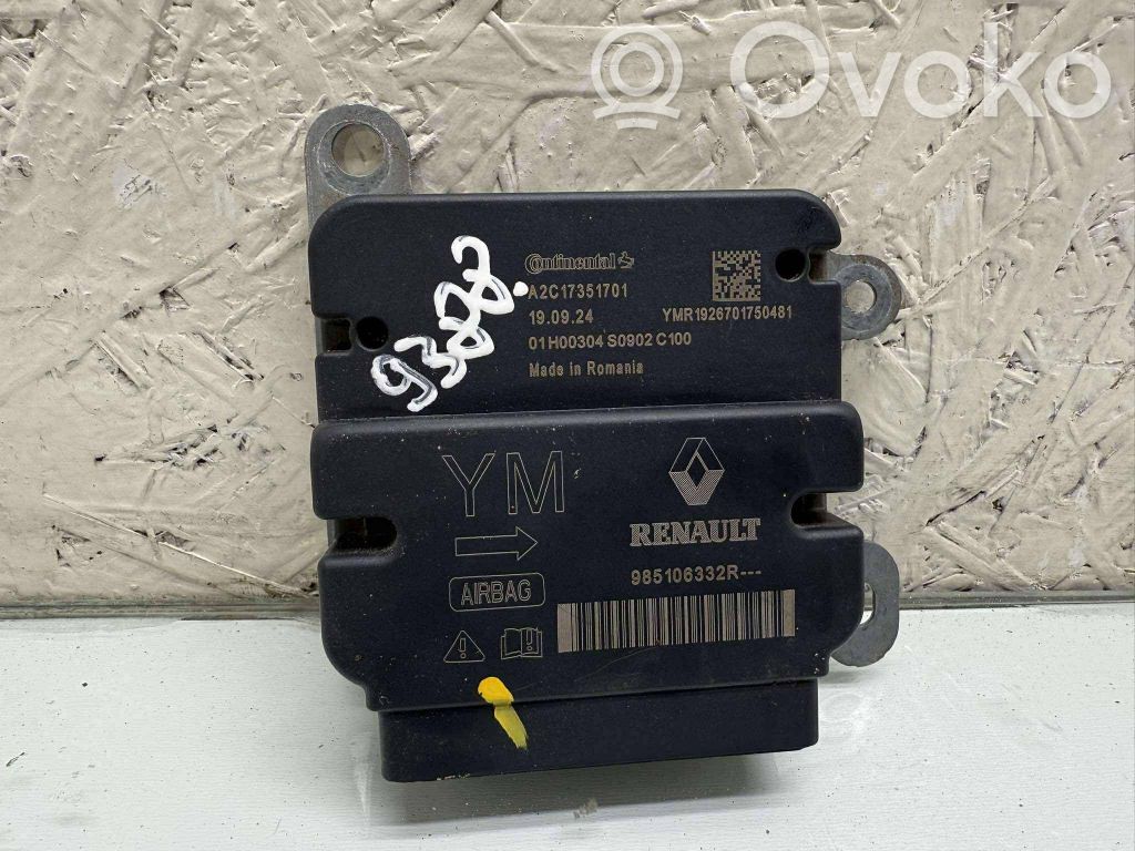 Dacia Sandero II Airbag control unit/module 