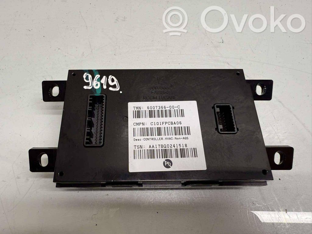 Tesla Model X Climate control unit 