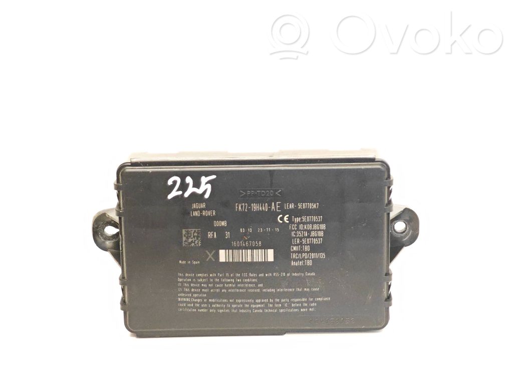 Moduł / Sterownik systemu uruchamiania bezkluczykowego   5E07705K7,1601467058,5E0770537,FK7219H440AE