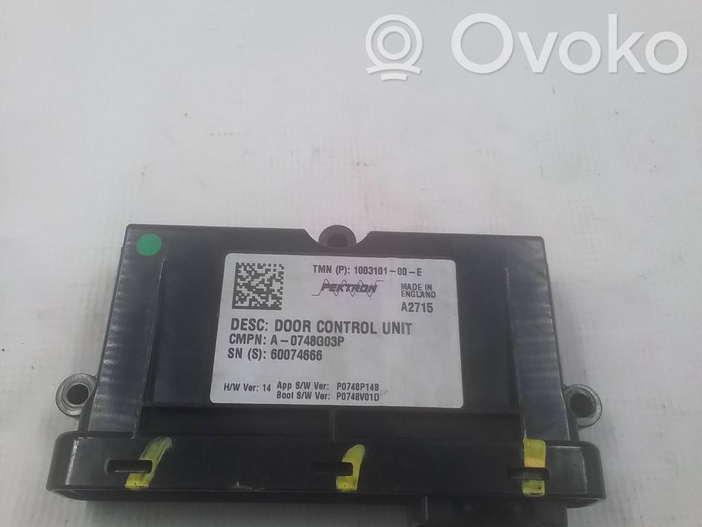 Tesla Model S Unidad de control/módulo de la puerta 