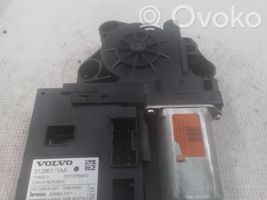 Volvo V50 Silnik regulatora szyby drzwi przednich 