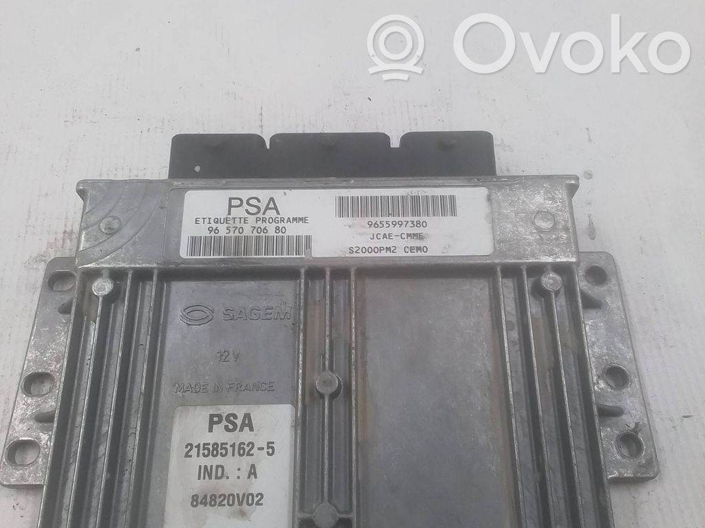 Citroen C5 Engine control unit/module 