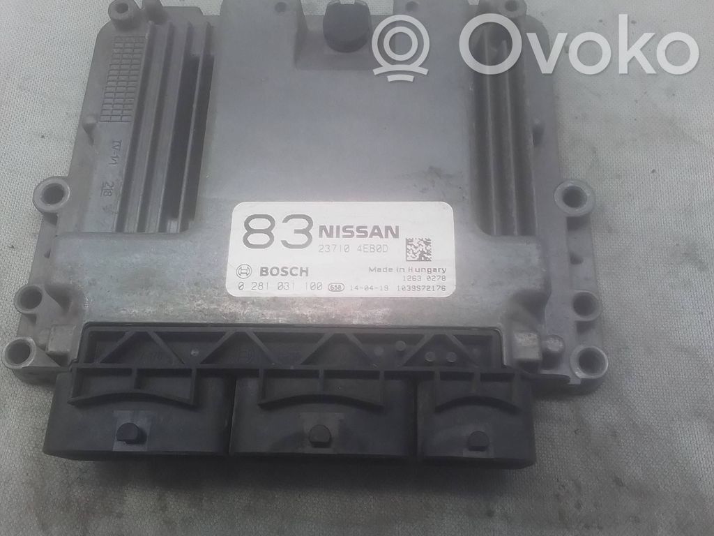 Nissan Qashqai Sterownik / Moduł ECU 