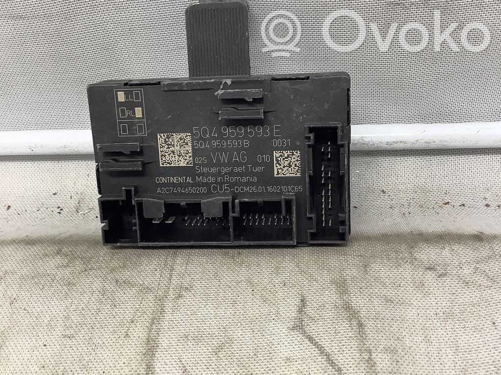 Skoda Octavia Mk3 (5E) Other control units/modules 