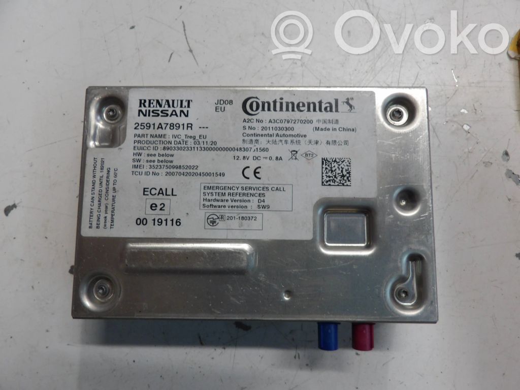 Renault Captur II Module unité de contrôle Bluetooth 