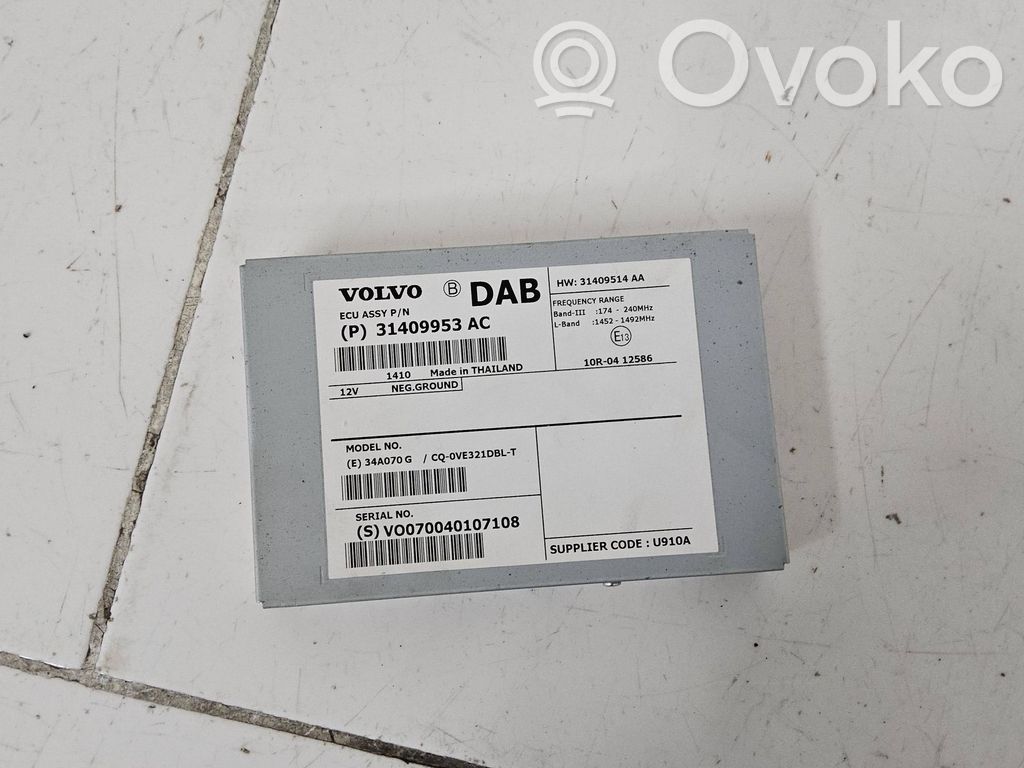 Autres unités de commande / modules   31409953AC,10R0412586,31409514AA,14521492MHZ