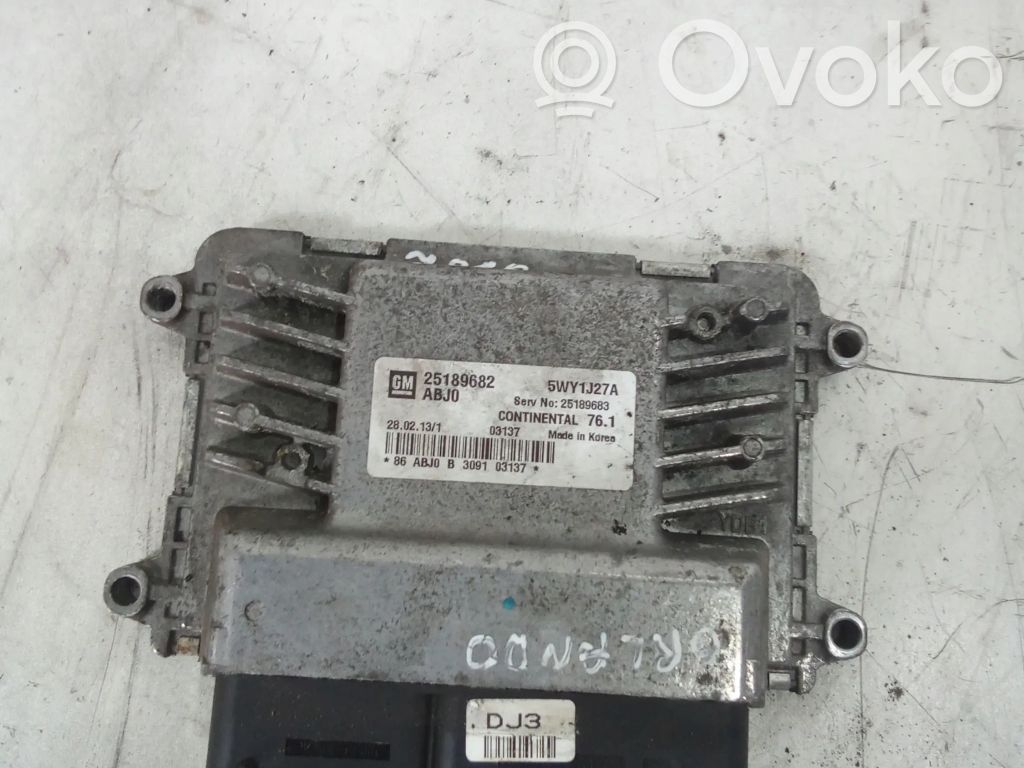 Chevrolet Orlando Engine control unit/module 