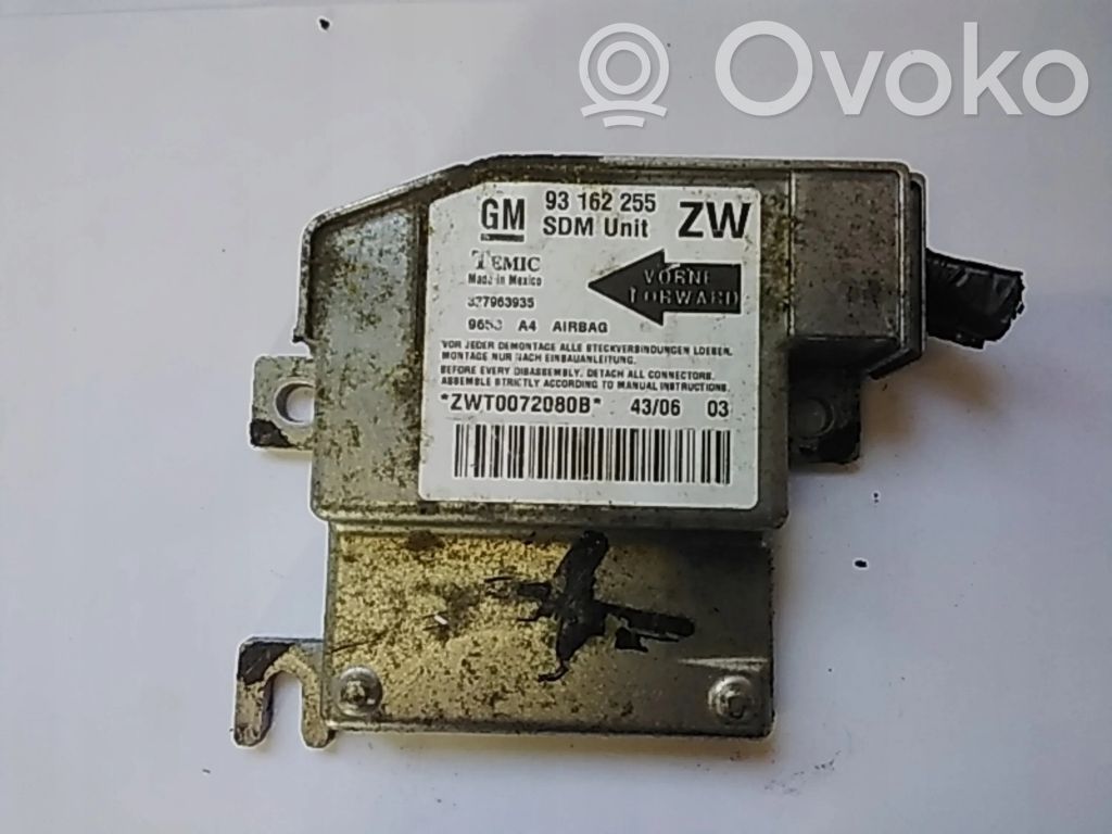 Opel Tigra B Airbag control unit/module 