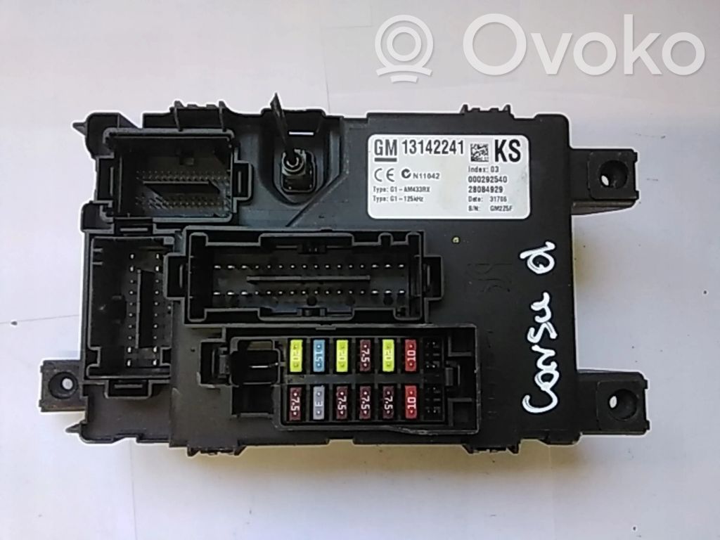 Opel Corsa D Comfort/convenience module 