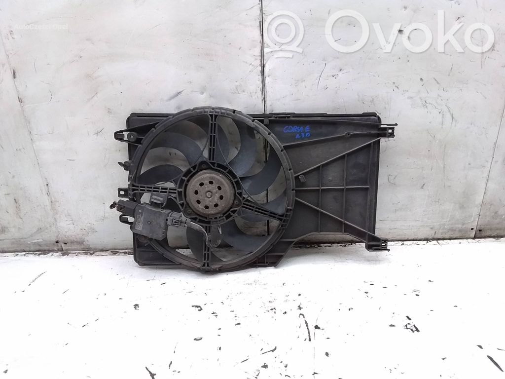Opel Corsa E Elektrinis radiatorių ventiliatorius 