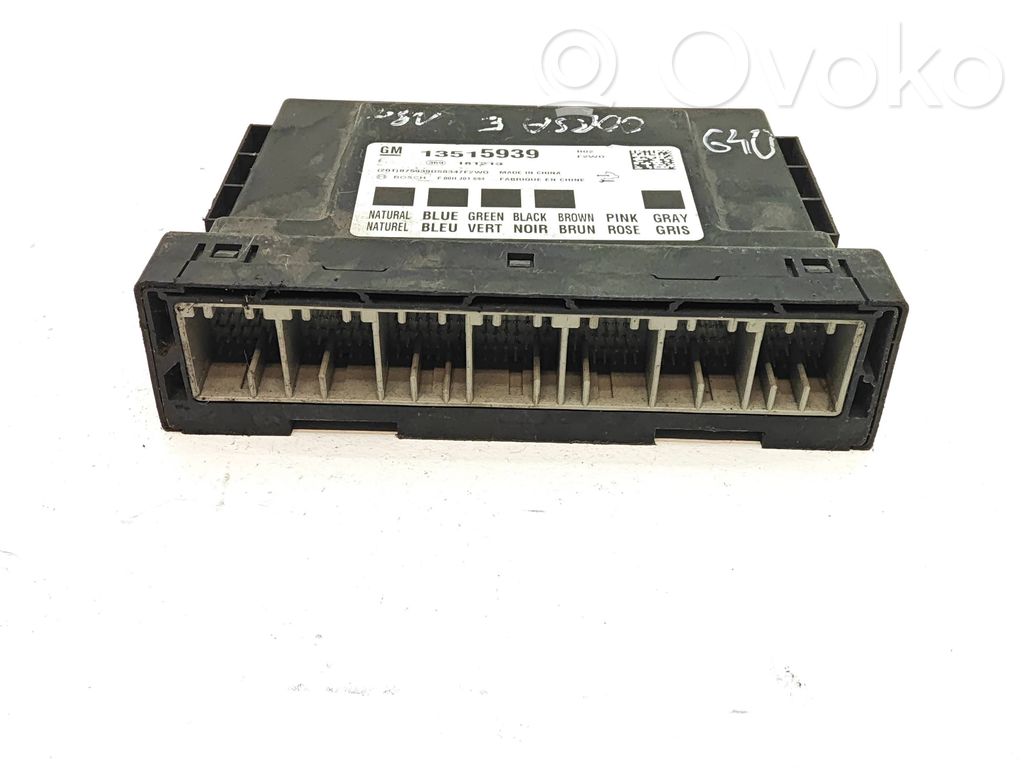 Opel Corsa E Other control units/modules 