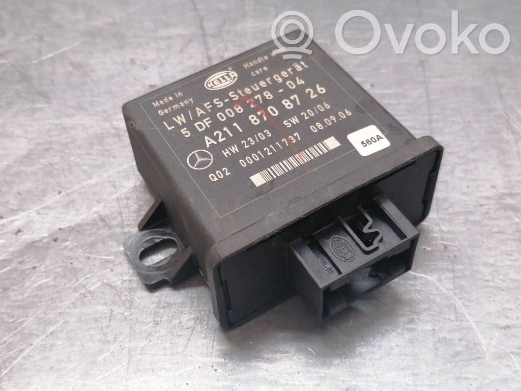 Sterownik / Moduł świateł LCM   A2118708726,HW2303,SW2006,5DF00727804