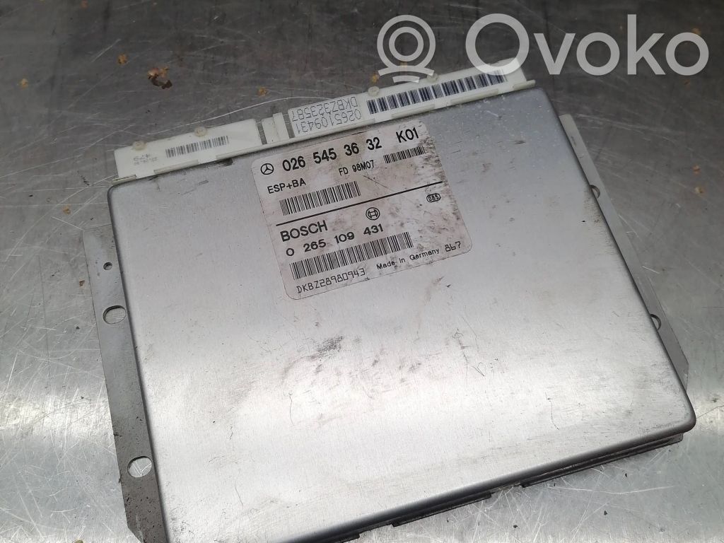 Mercedes-Benz A W168 ESP (stability system) control unit 