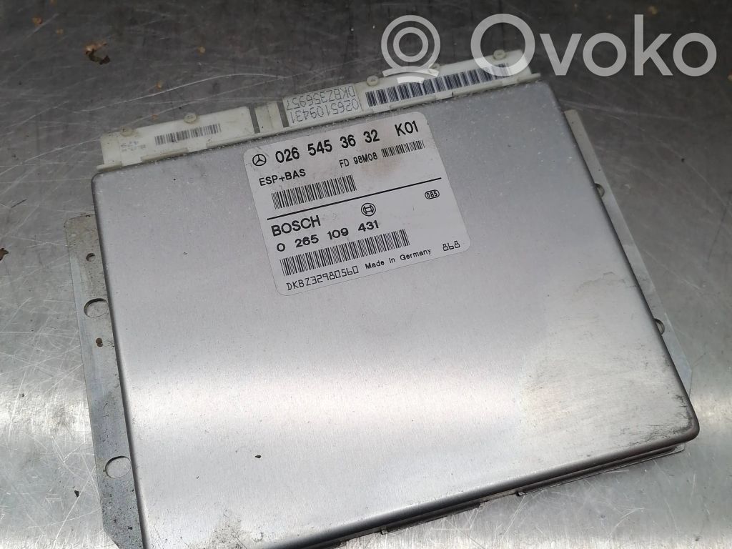 Mercedes-Benz A W168 ESP (stability system) control unit 