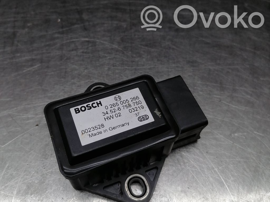 BMW 5 E60 E61 ESP acceleration yaw rate sensor 