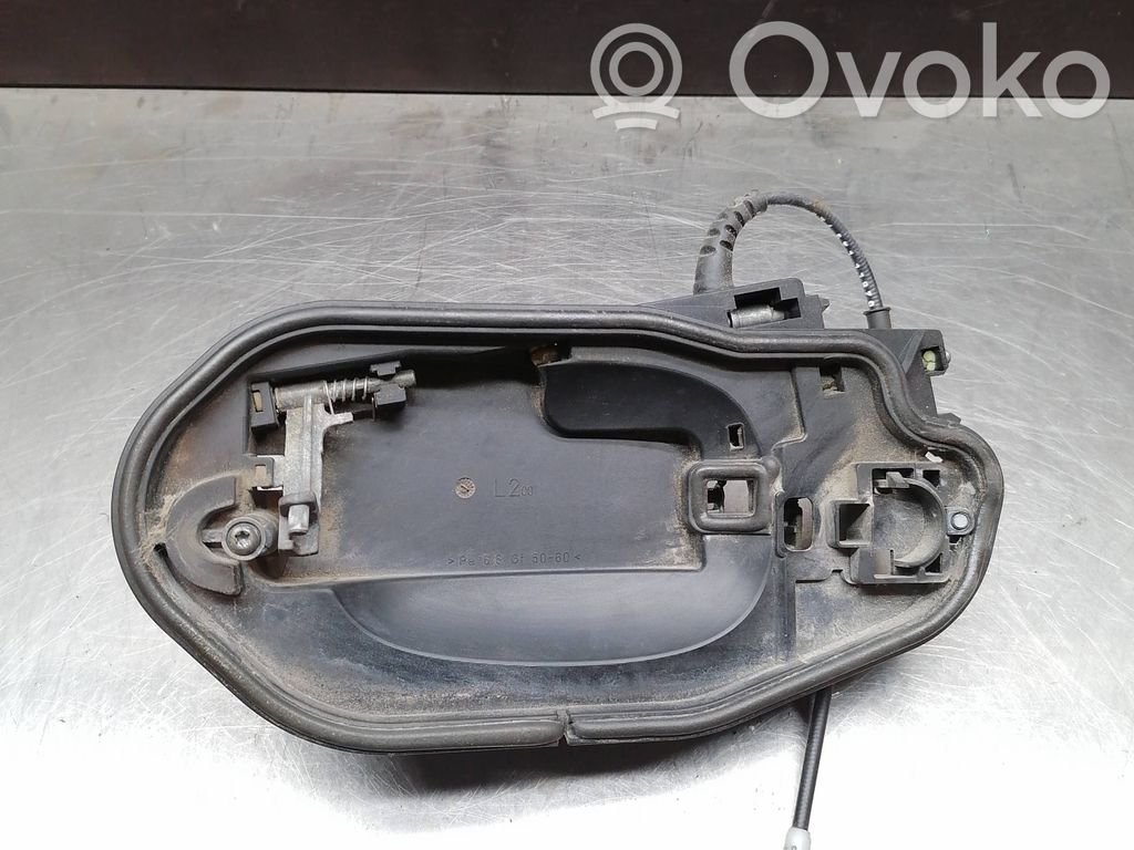 BMW 5 E60 E61 Support extérieur, poignée de porte arrière 
