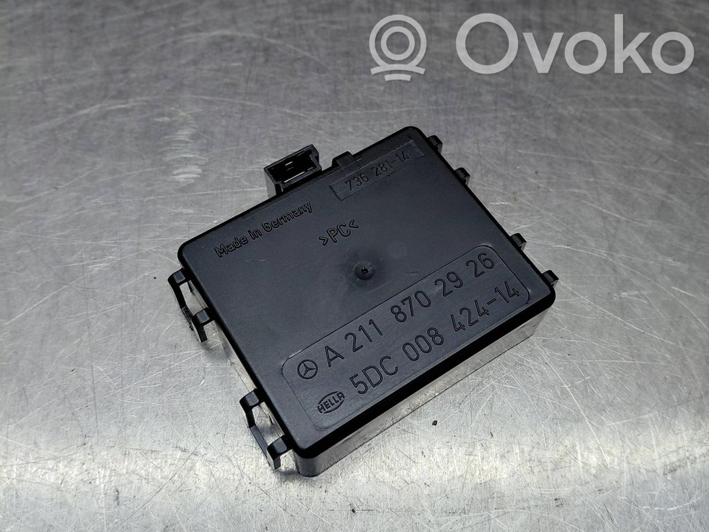 Mercedes-Benz E W211 Sensor de lluvia 