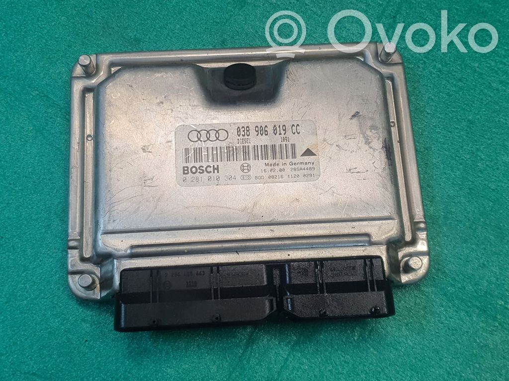 Engine control unit/module   038906019CC,0281010304