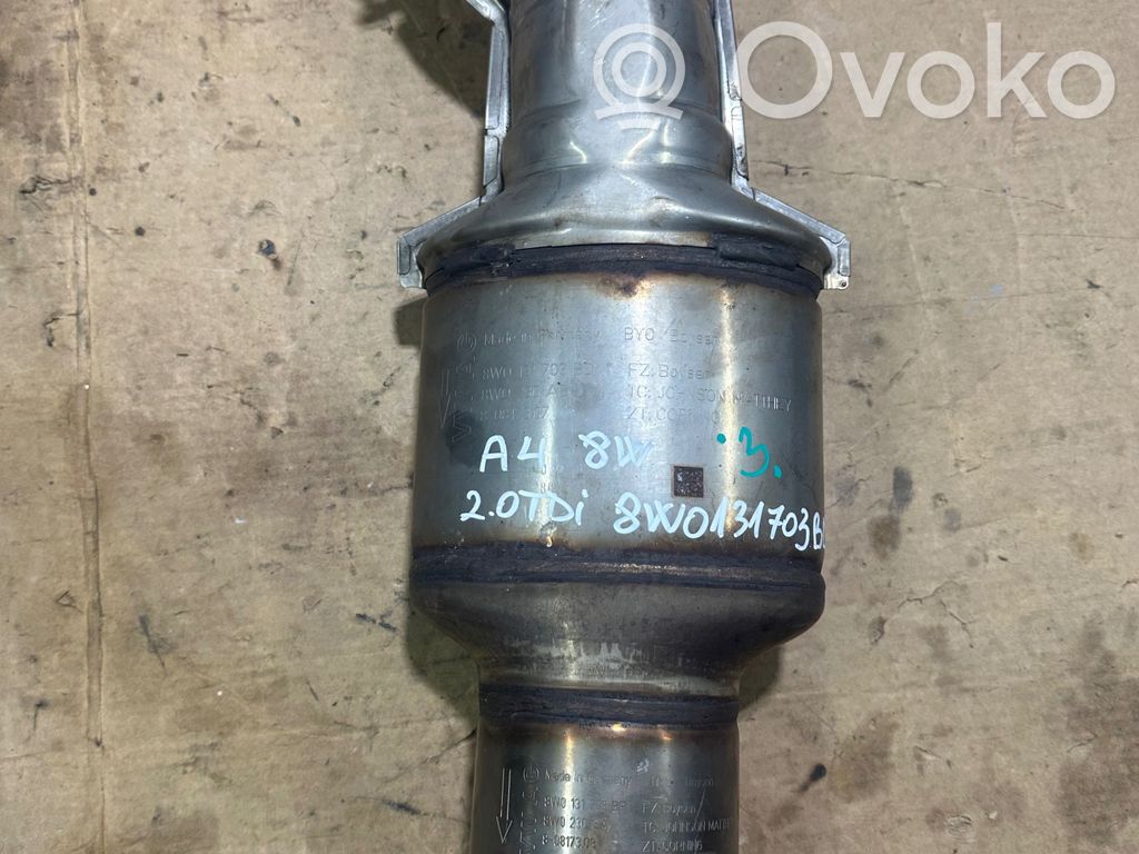 Audi A4 S4 B9 8W Filtr cząstek stałych Katalizator / FAP / DPF 