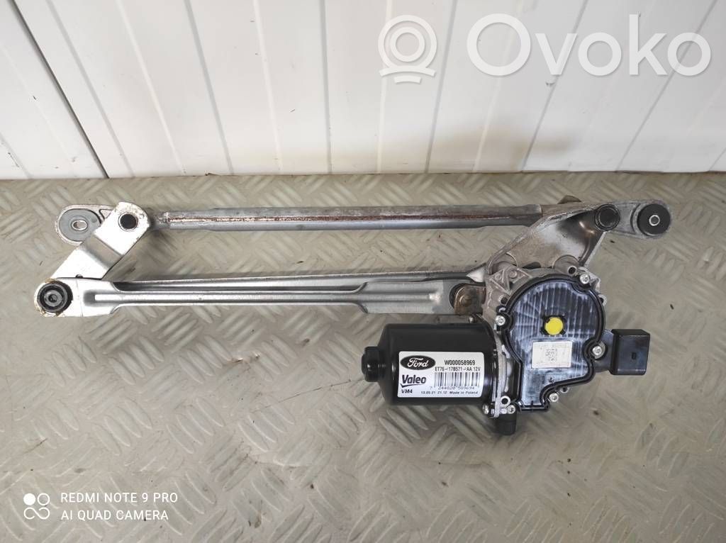 Ford Transit Courier Motor y varillaje del limpiaparabrisas delantero 