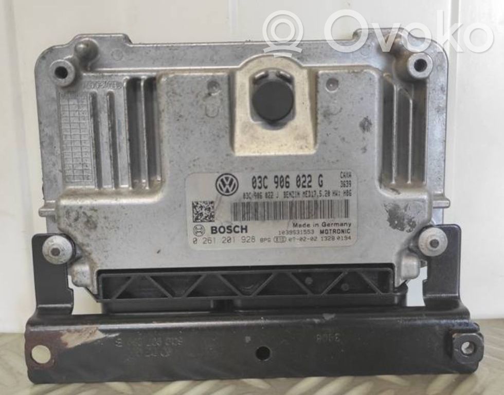Sterownik / Moduł ECU   03C906022G,0261201928,03C906022J