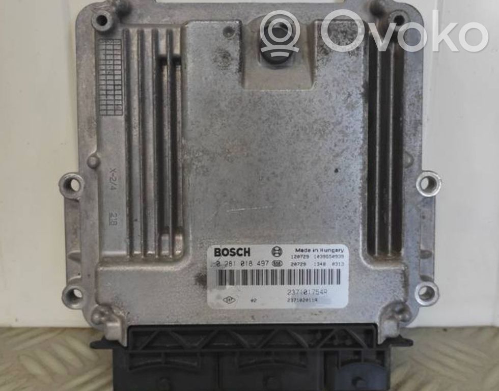 Engine control unit/module   0281018497,237102011R,237101754R