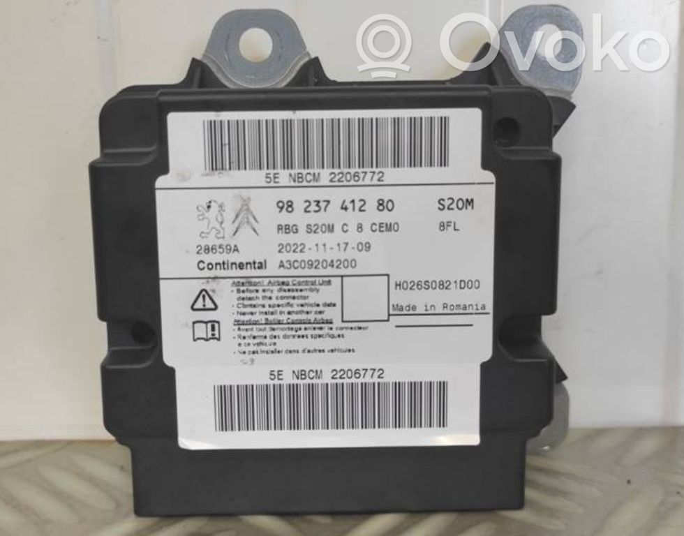 Sterownik / Moduł Airbag   9823741280,2022111709,A3C09204200
